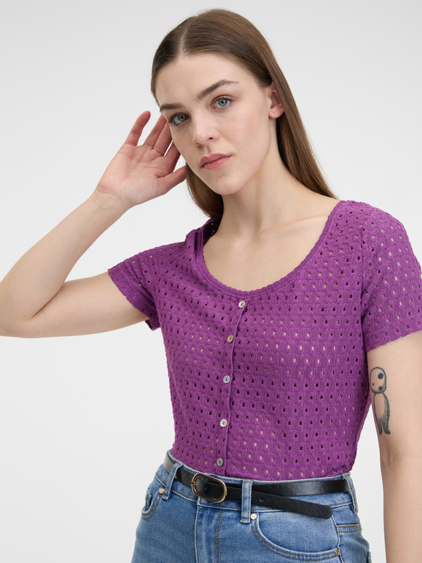 Orsay Vijoličasta ženska majica ORSAY