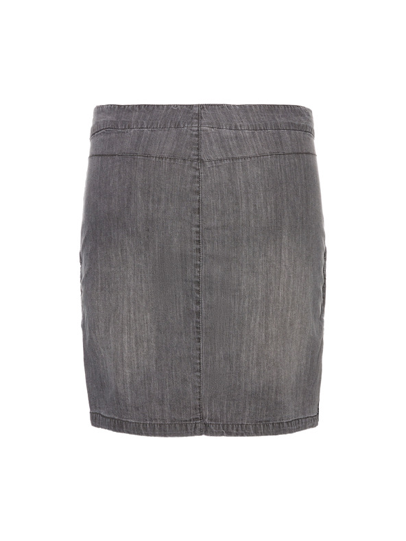 Sam 73 Siva ženska džins krilo z rokavi SAM 73