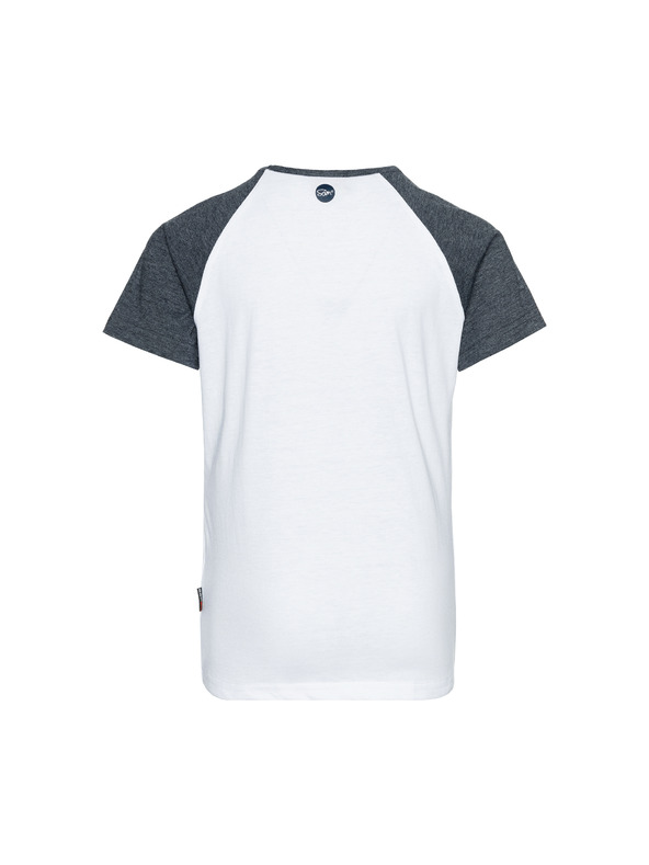 Sam 73 Modro-bela dekliška majica s potiskom SAM 73