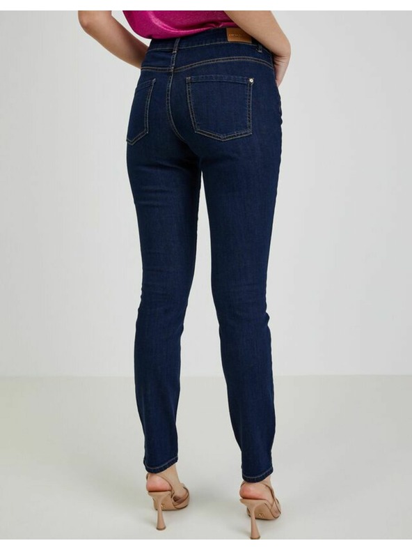 Orsay Temno modre ženske slim fit kavbojke ORSAY
