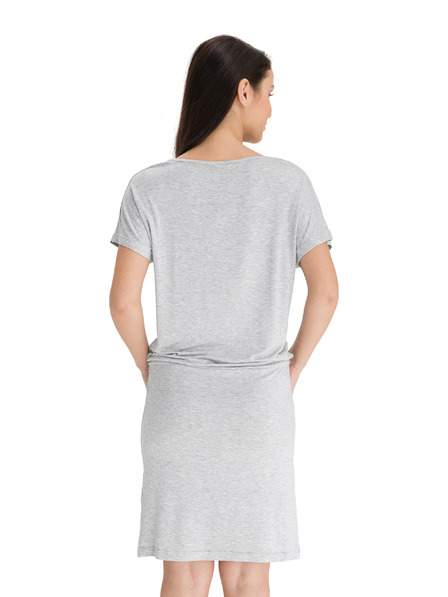 Sam 73 Siva ženska obleka s kravato SAM 73