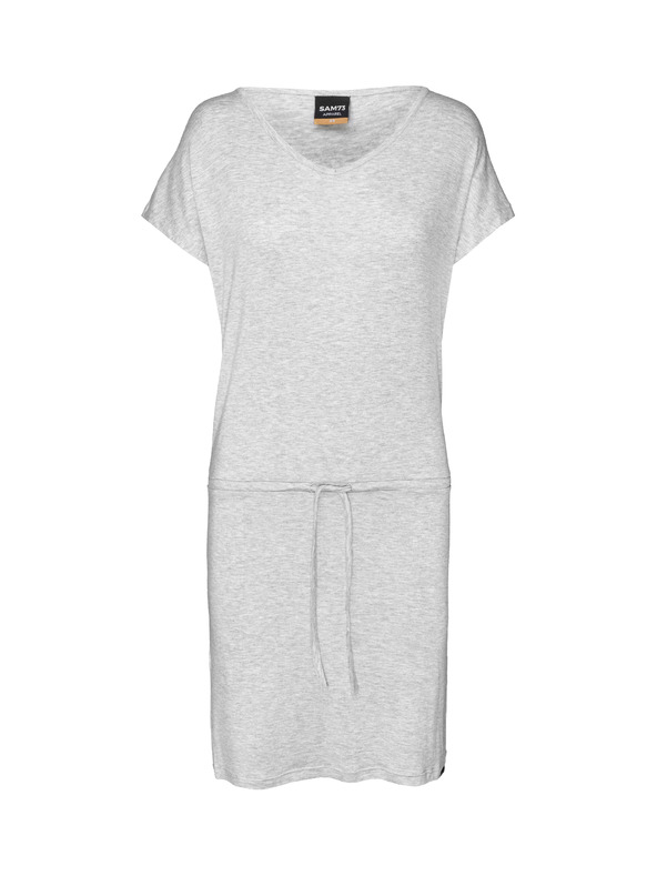 Sam 73 Siva ženska obleka s kravato SAM 73