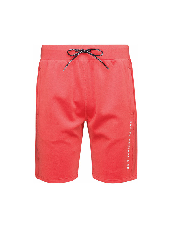 Sam 73 Rdeče moške hlače s potiskom SAM 73