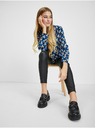 Orsay Črno-modra ženska vzorčasta bluza ORSAY