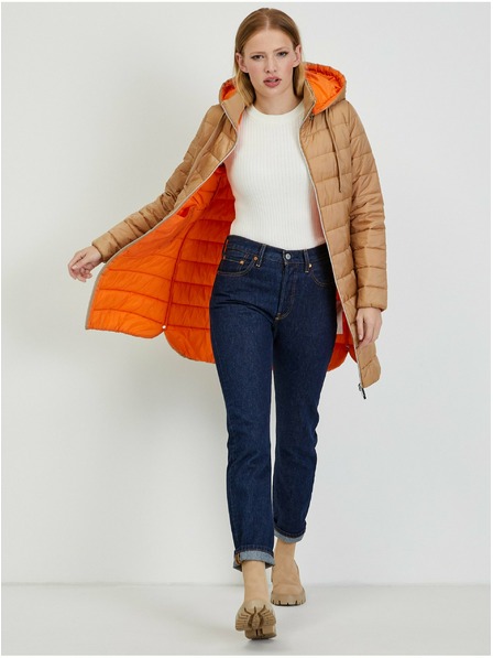 Orsay Svetlo rjav ženski zimski prešit plašč ORSAY