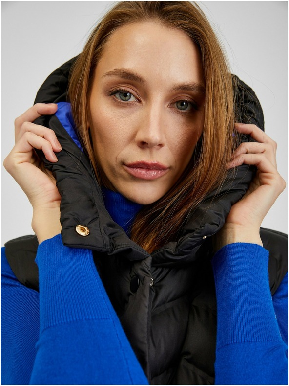 Orsay Črn ženski prešit brezrokavnik ORSAY