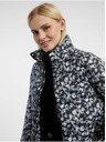 Orsay Sivo-črna ženska vzorčasta prešita jakna ORSAY