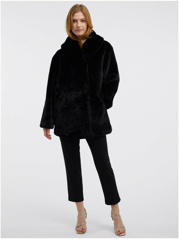 Orsay Črn ženski plašč ORSAY