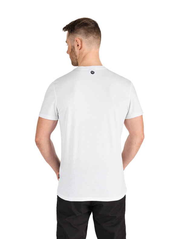 Sam 73 Bela moška majica s potiskom SAM 73