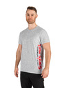 Sam 73 Svetlo siva moška majica s potiskom SAM 73