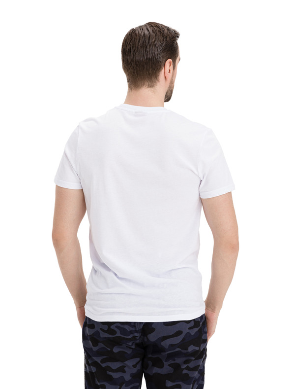 Sam 73 Bela moška majica SAM 73