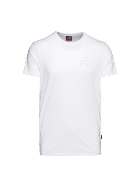 Sam 73 Bela moška majica SAM 73