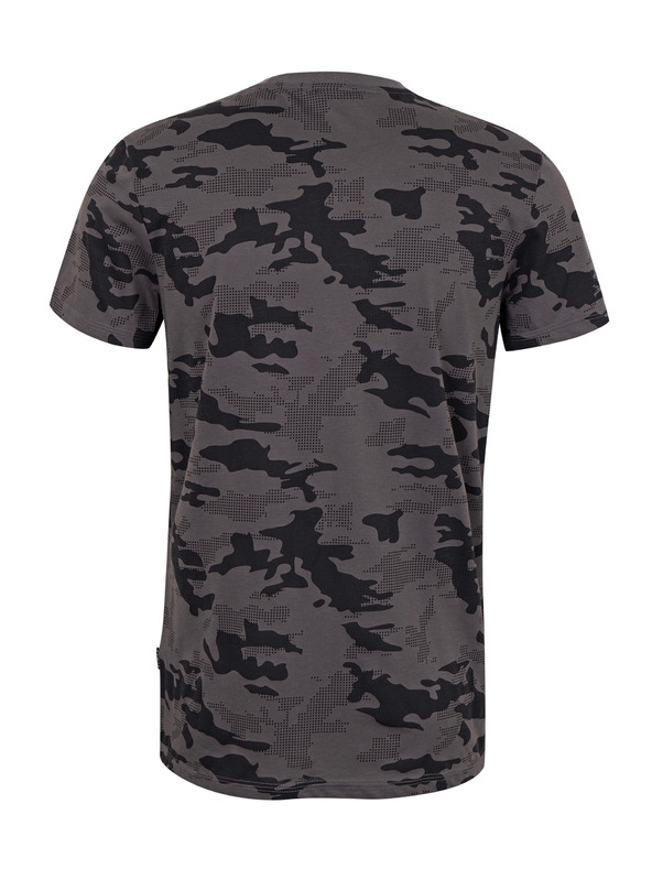 Sam 73 Črno-siva moška majica z vzorcem SAM 73 Jeff