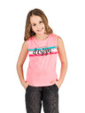 Sam 73 Roza dekliška majica s potiskom SAM 73