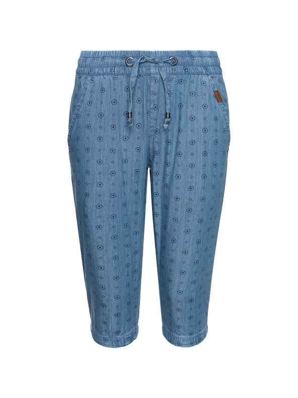 Sam 73 Modre dekliške 3/4 hlače z vzorcem SAM 73