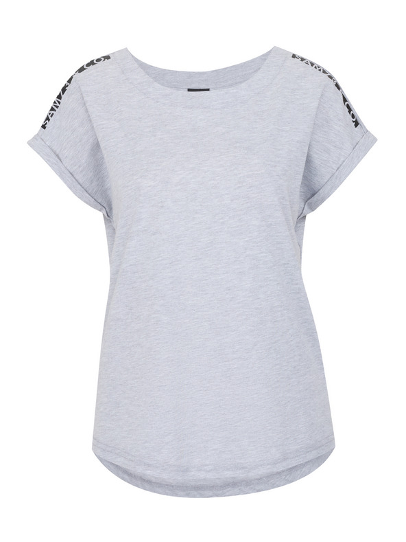 Sam 73 Svetlo siva ženska črtasta majica SAM 73 Iris