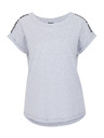 Sam 73 Svetlo siva ženska črtasta majica SAM 73 Iris