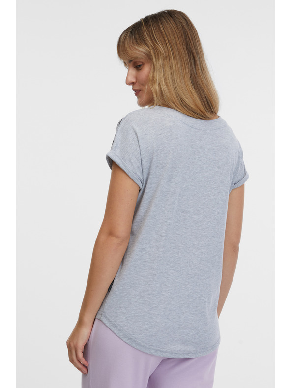 Sam 73 Svetlo siva ženska črtasta majica SAM 73 Iris