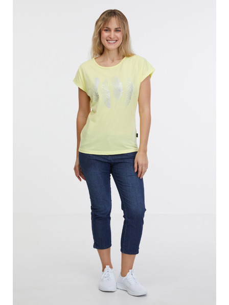 Sam 73 Svetlo rumena ženska osnovna majica SAM 73 Clorinda