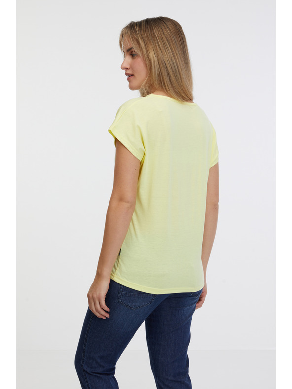 Sam 73 Svetlo rumena ženska osnovna majica SAM 73 Clorinda