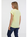 Sam 73 Svetlo rumena ženska osnovna majica SAM 73 Clorinda