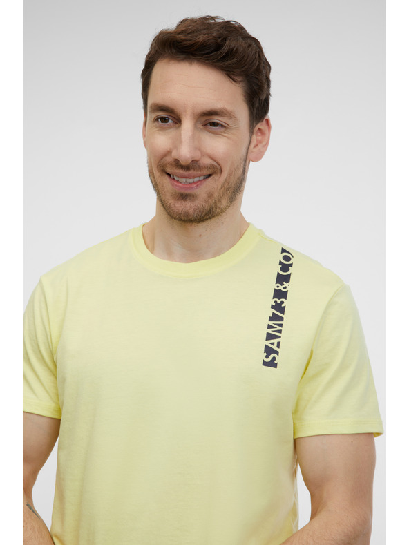 Sam 73 Svetlo rumena moška majica SAM 73 Fabio