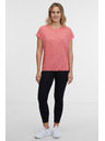 Sam 73 Koralna ženska črtasta majica SAM 73 Juliana