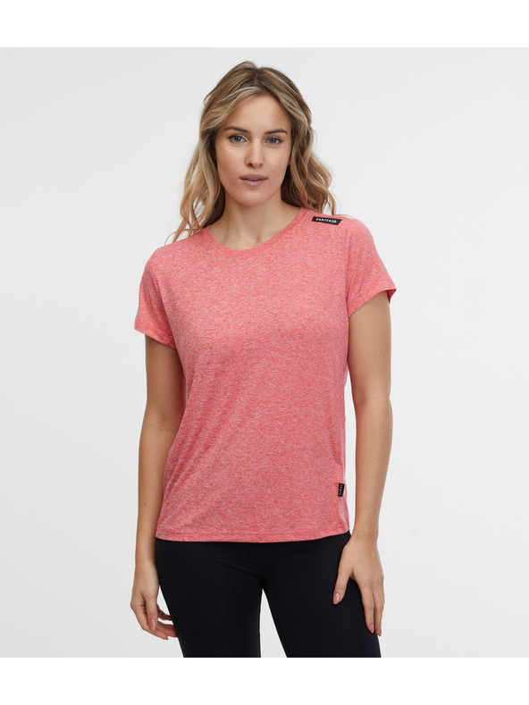 Sam 73 Koralna ženska črtasta majica SAM 73 Dafne