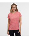 Sam 73 Koralna ženska črtasta majica SAM 73 Dafne