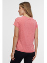 Sam 73 Koralna ženska črtasta majica SAM 73 Dafne