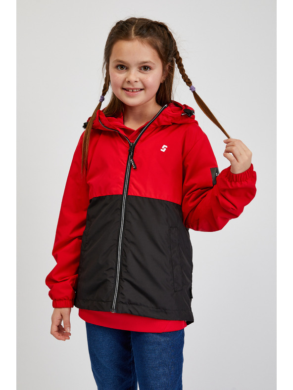 Sam 73 Črno-rdeča otroška jakna SAM73 Apus
