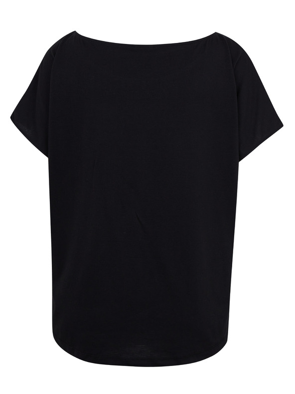 Sam 73 Črna ženska majica s potiskom SAM73 Circinus