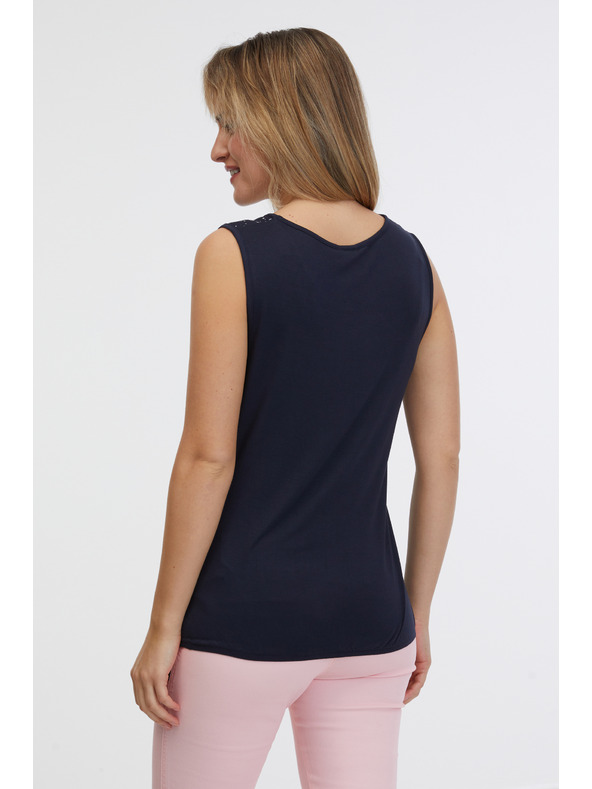 Sam 73 Temno modra ženska majica SAM 73 Candela