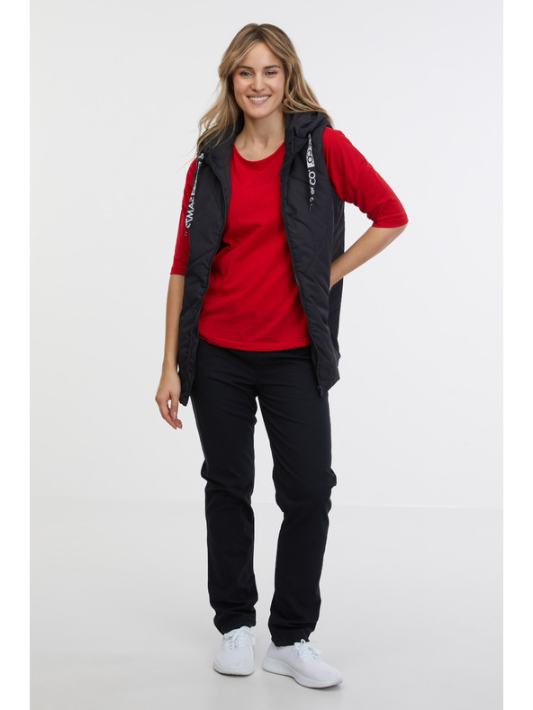 Sam 73 Črni ženski prešiti telovnik SAM 73 Aida