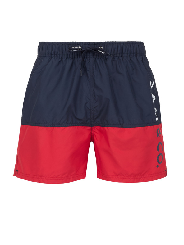 Sam 73 Rdeče in modre moške kopalke SAM 73 Eduardo