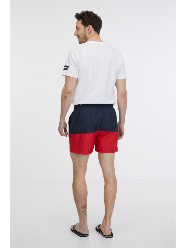 Sam 73 Rdeče in modre moške kopalke SAM 73 Eduardo