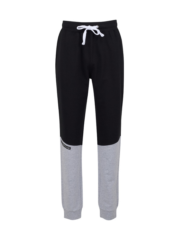 Sam 73 Sivo-črne moške trenirke SAM 73 Jorge