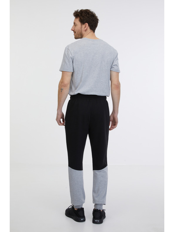 Sam 73 Sivo-črne moške trenirke SAM 73 Jorge