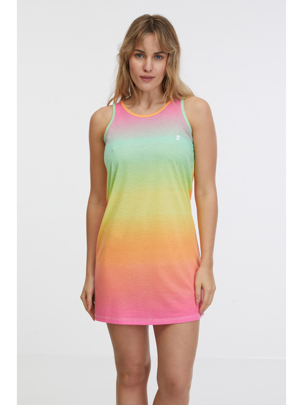 Sam 73 Rumeno-rožnata ženska obleka SAM 73 Renee