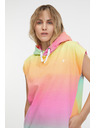 Sam 73 Rumena in rožnata ženska majica s kratkimi rokavi SAM 73 Mabel
