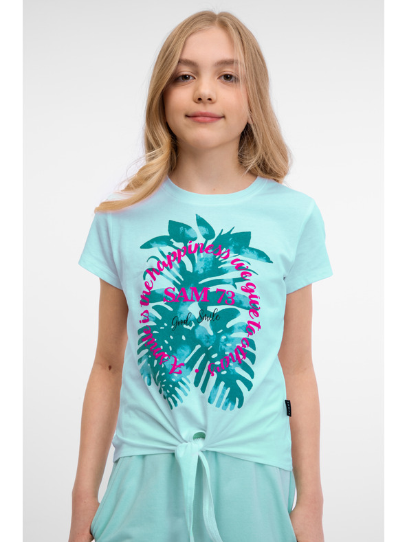Sam 73 Dekliška majica v mint barvi SAM 73 Kiara