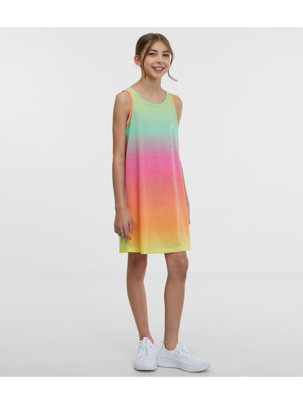 Sam 73 Zelena in roza dekliška obleka SAM 73 Sarabi