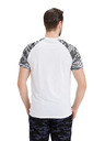 Sam 73 Sivo-bela moška majica SAM 73