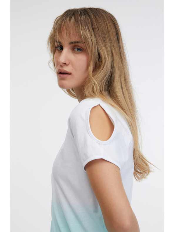 Sam 73 Modro-bela ženska majica SAM 73 Dolores