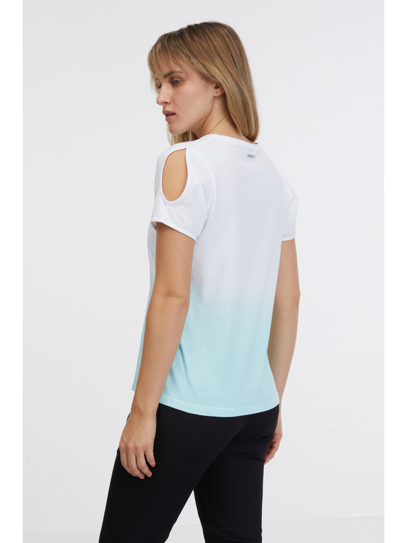 Sam 73 Modro-bela ženska majica SAM 73 Dolores