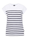 Sam 73 Bela črtasta ženska majica SAM 73 Mercedes
