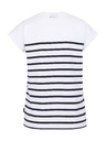 Sam 73 Bela črtasta ženska majica SAM 73 Mercedes