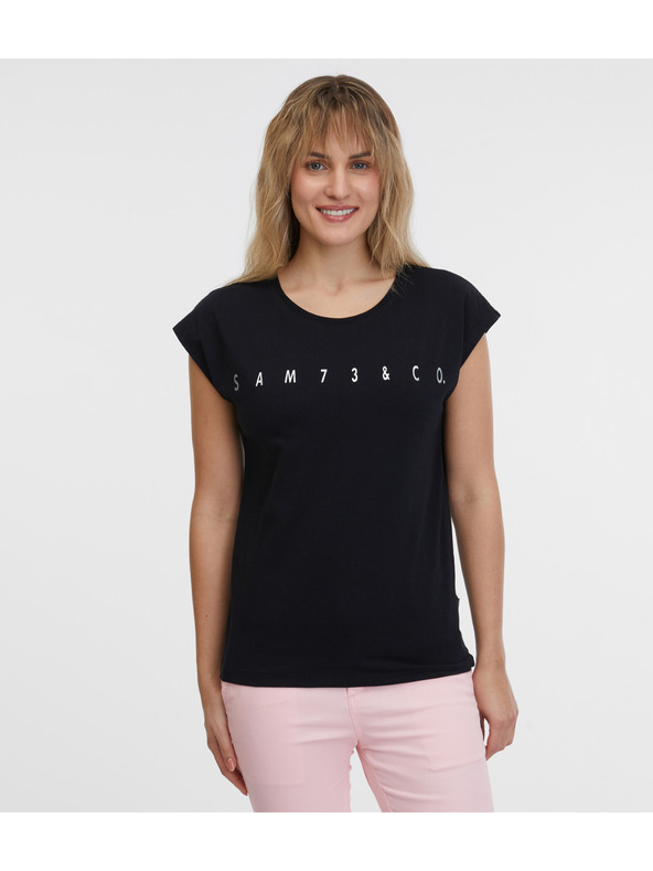 Sam 73 Črna ženska majica SAM 73 Octavia