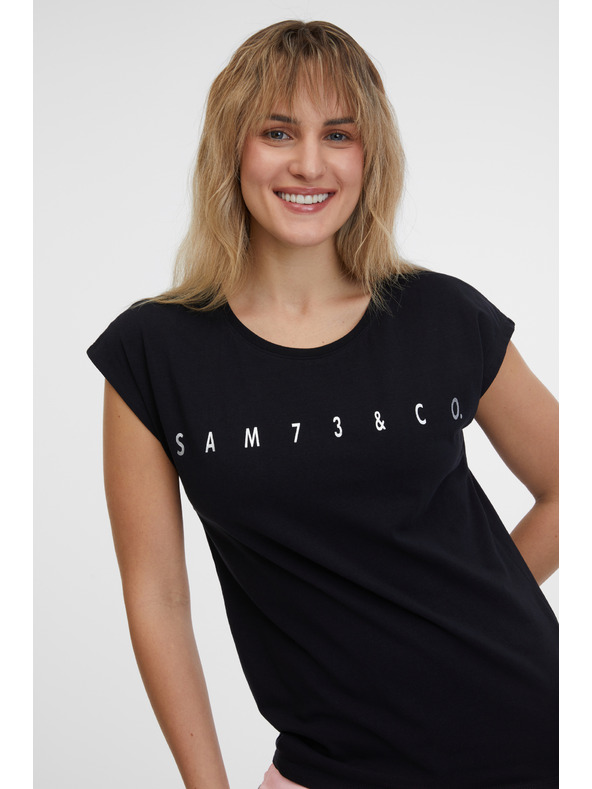 Sam 73 Črna ženska majica SAM 73 Octavia