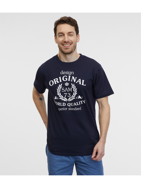 Sam 73 Temno modra moška majica SAM 73 Maverick